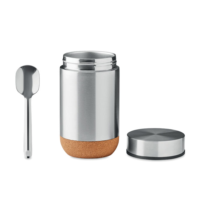 Double wall storage jar 400 ml-Matt silver-Tasmania-australia-3 Double wall storage jar 400 ml-Matt silver-Tasmania-australia-3