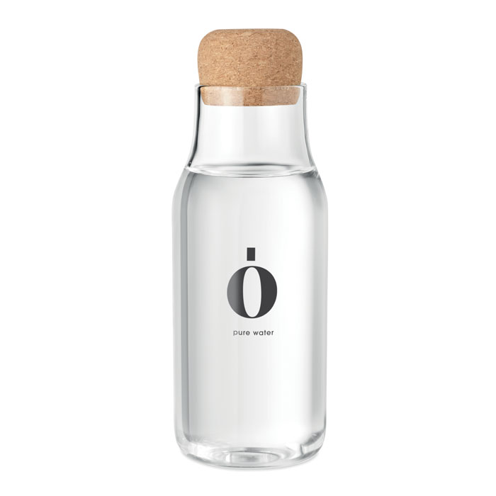 Glass bottle cork lid 600 ml-Transparent -Tasmania-australia-2
