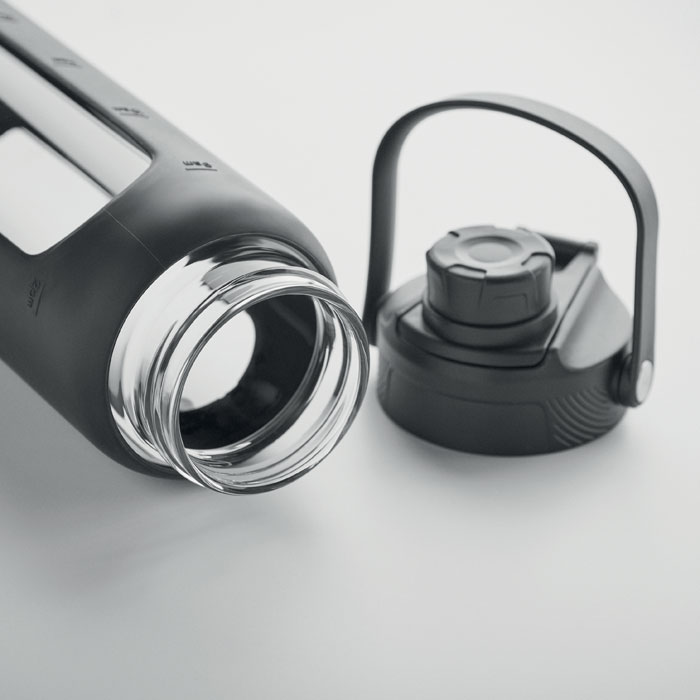 Glass bottle with sleeve 750ml-Black-Tasmania-australia-4