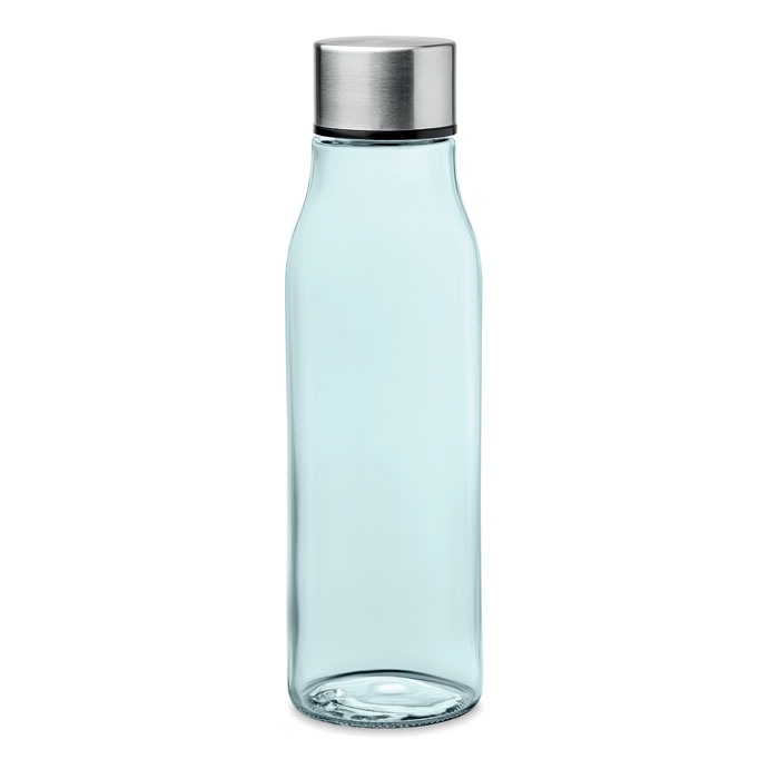 Glass drinking bottle 500 ml-Transparent blue-Tasmania-australia-1