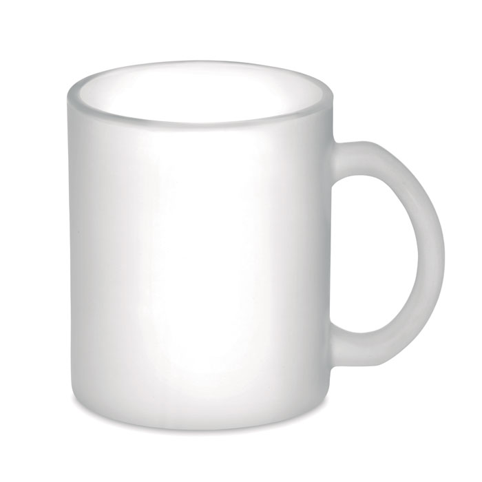 Glass sublimation mug 300ml-Transparent White -Tasmania-australia-1