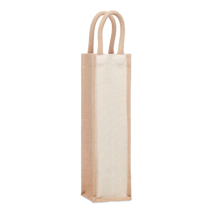 Jute Wine bag for one bottle -Beige-Tasmania-australia-1 Jute Wine bag for one bottle -Beige-Tasmania-australia-1