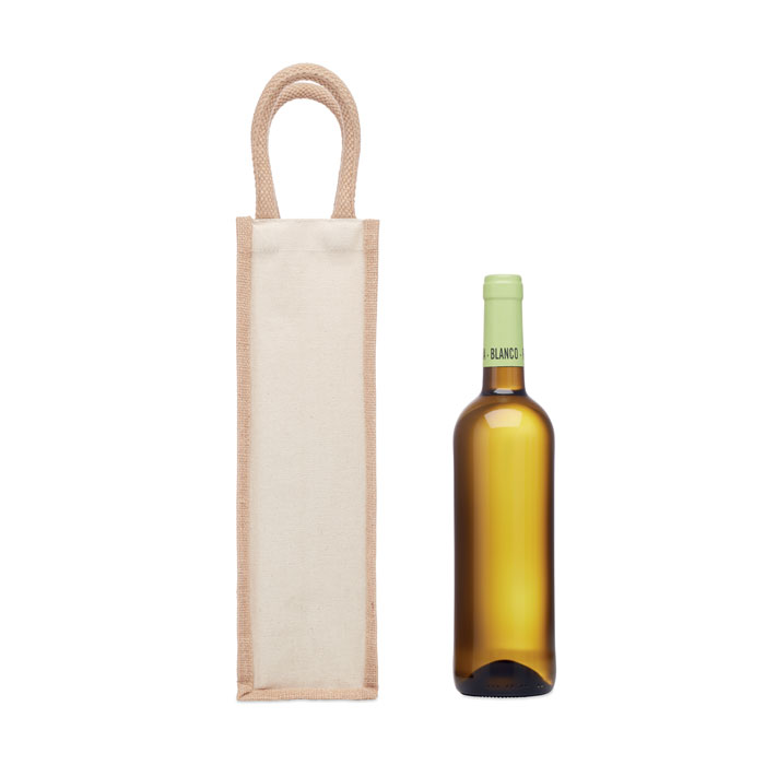 Jute Wine bag for one bottle -Beige-Tasmania-australia-4 Jute Wine bag for one bottle -Beige-Tasmania-australia-4
