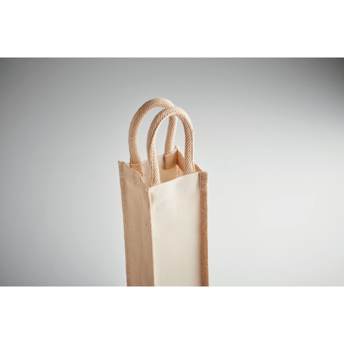 Jute Wine bag for one bottle -Beige-Tasmania-australia-5 Jute Wine bag for one bottle -Beige-Tasmania-australia-5