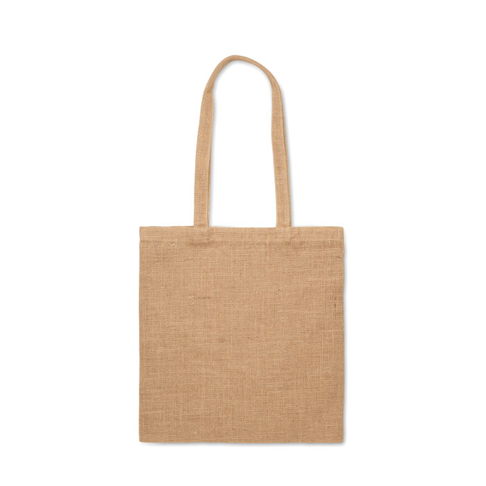 Jute long handled shopping bag-Beige-Tasmania-australia-4