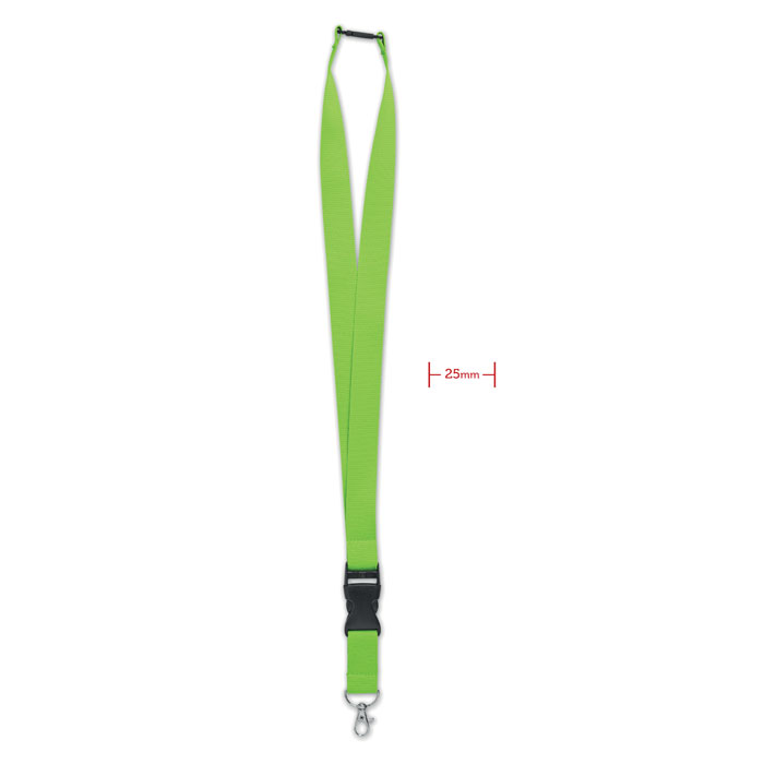 Lanyard with metal hook 25mm-Lime-Tasmania-australia-1