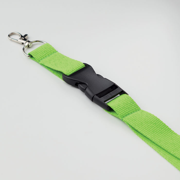Lanyard with metal hook 25mm-Lime-Tasmania-australia-3