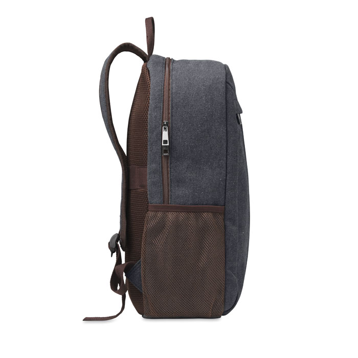 Laptop backpack in canvas-Black-Tasmania-australia-2