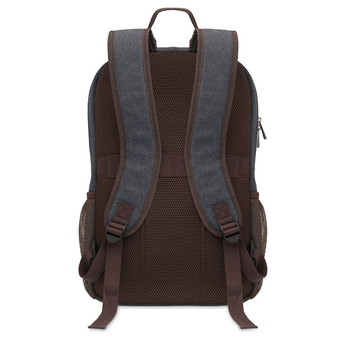 Laptop backpack in canvas-Black-Tasmania-australia-4