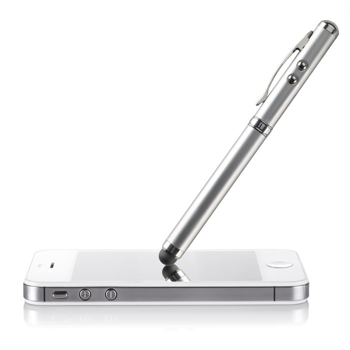 Laser pointer touch pen-Matt silver-Tasmania-australia-4