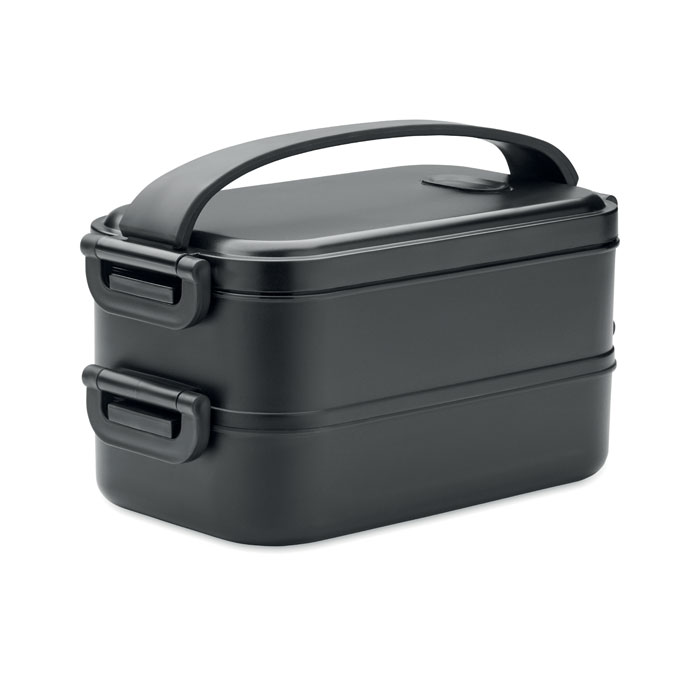 Lunch box in recycled PP-Black-Tasmania-australia-1