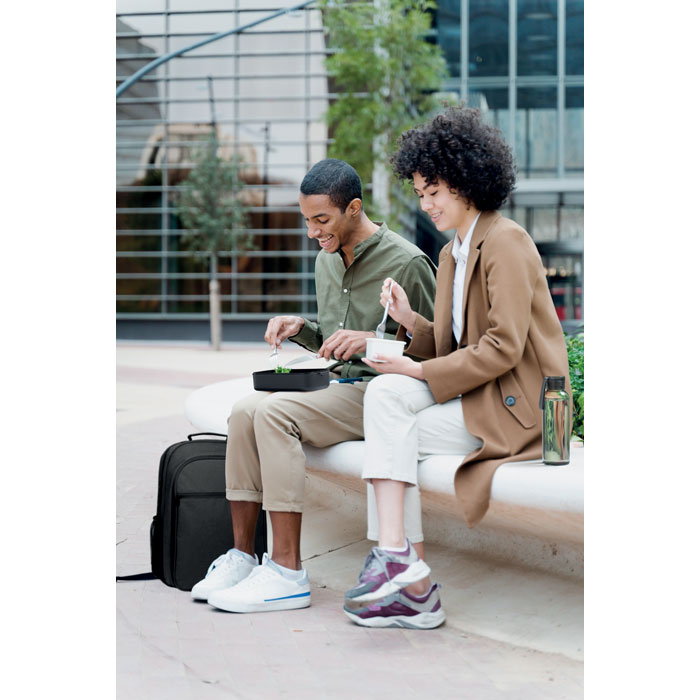 Lunch box in recycled PP-Black-Tasmania-australia-7