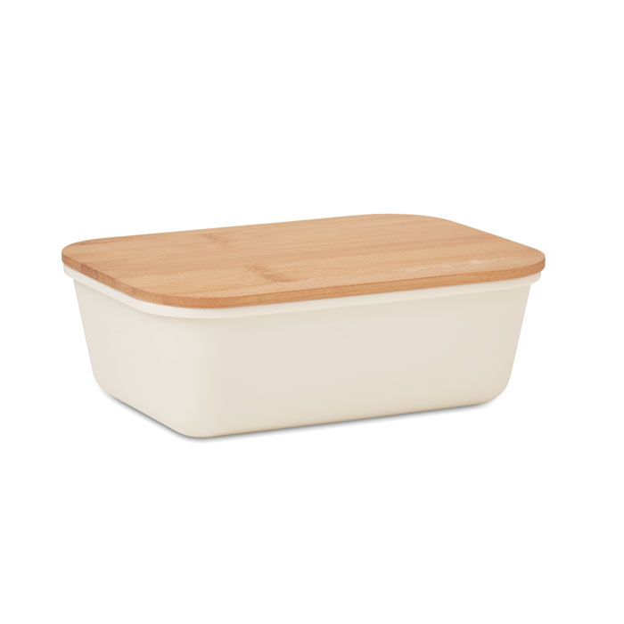Lunch box with bamboo lid-Beige-Tasmania-australia-1
