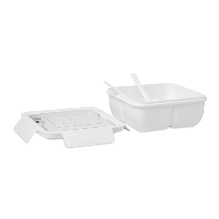 Lunch box with cutlery 600ml-WHITE-Tasmania-australia-3 Lunch box with cutlery 600ml-WHITE-Tasmania-australia-3