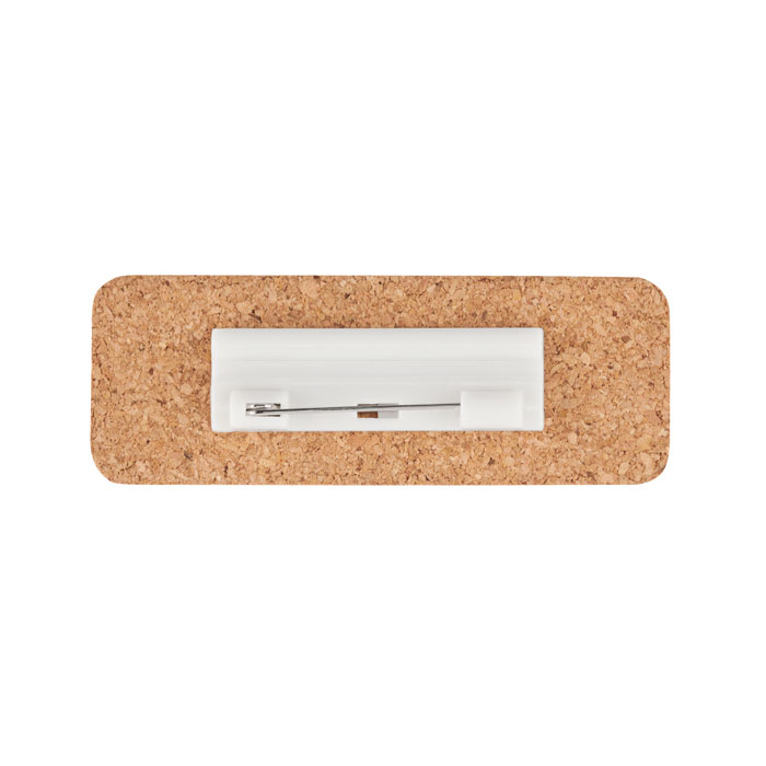 Name tag holder in cork-Beige-Tasmania-australia-3