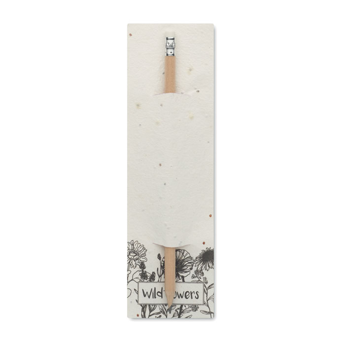 Natural pencil in seeded pouch-white-Tasmania-australia-1