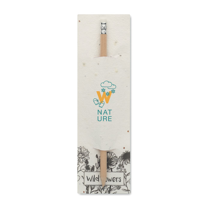 Natural pencil in seeded pouch-white-Tasmania-australia-2