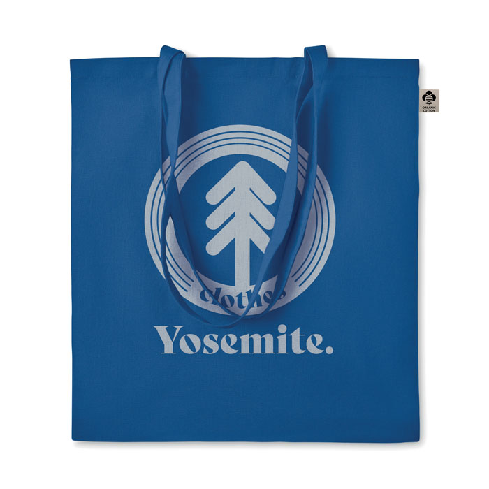 Organic cotton shopping bag-Royal blue-Tasmania-australia-2