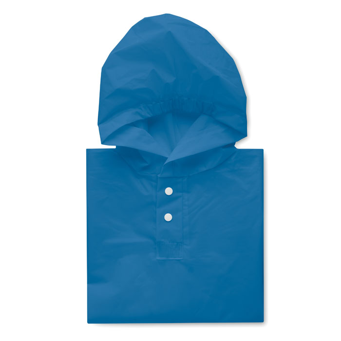 PEVA kid raincoat with hood-Blue-Tasmania-australia-1