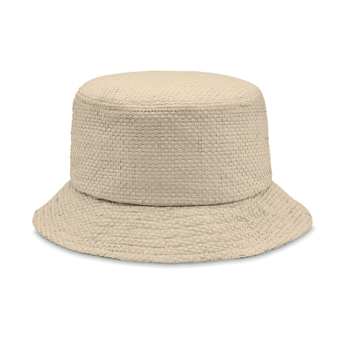Paper straw bucket hat-beige-Tasmania-australia-1