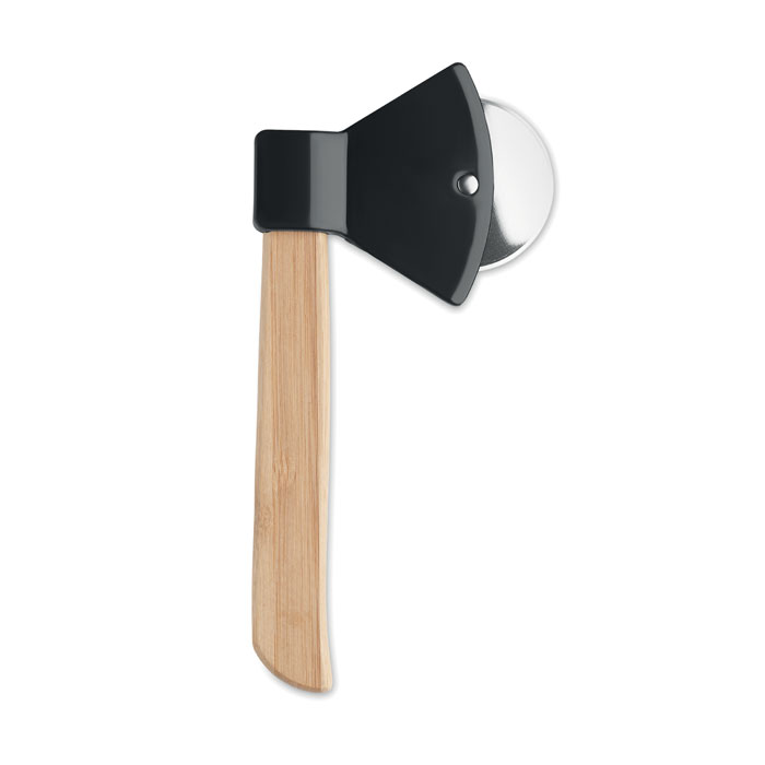 Pizza cutter bamboo handle-Black-Tasmania-australia-3