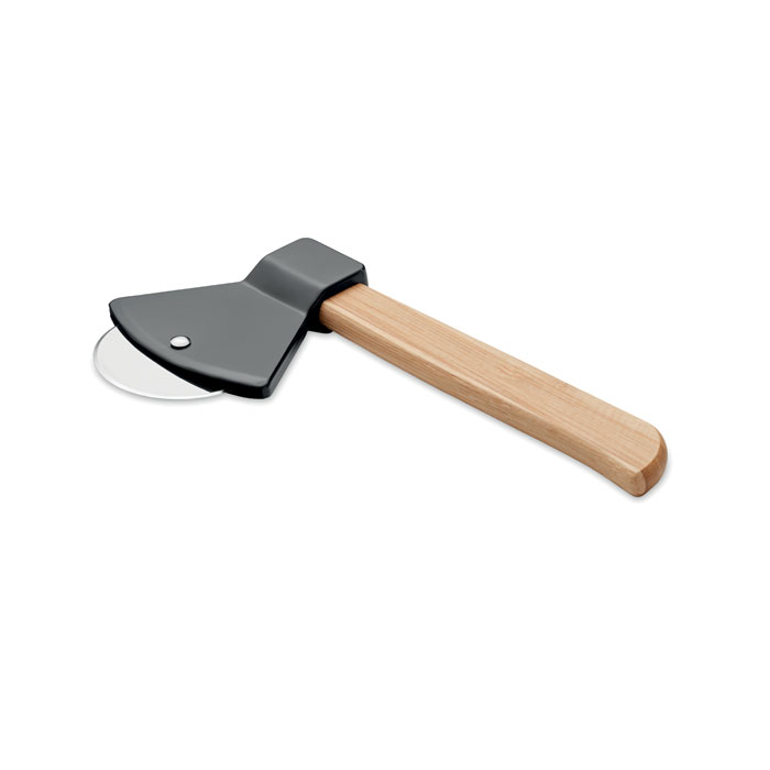 Pizza cutter bamboo handle-Black-Tasmania-australia-4