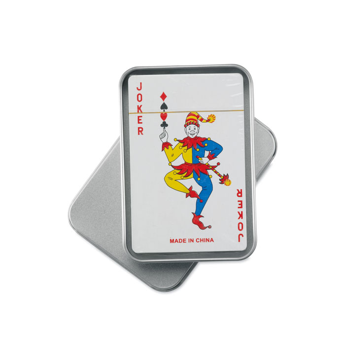 Playing cards in tin box-Matt silver-Tasmania-australia-5