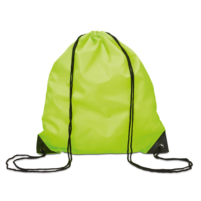 Polyester drawstring bag-LIME-Tasmania-australia-1