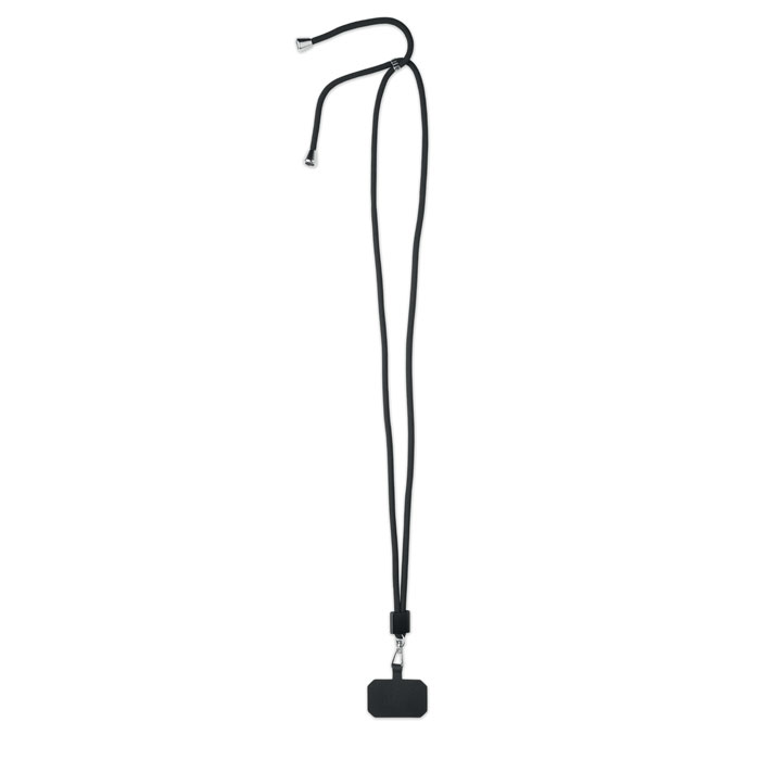 RPET phone holder lanyard-Black-Tasmania-australia-5