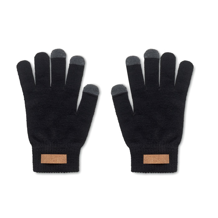 RPET tactile gloves-Black-Tasmania-australia-11