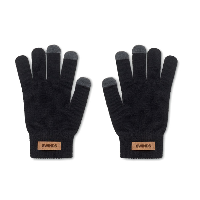 RPET tactile gloves-Black-Tasmania-australia-12