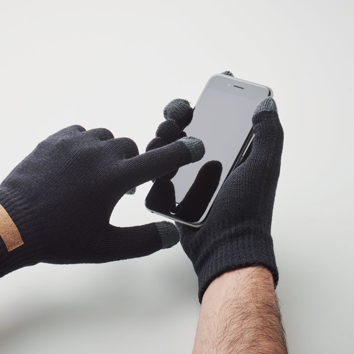 RPET tactile gloves-Black-Tasmania-australia-13