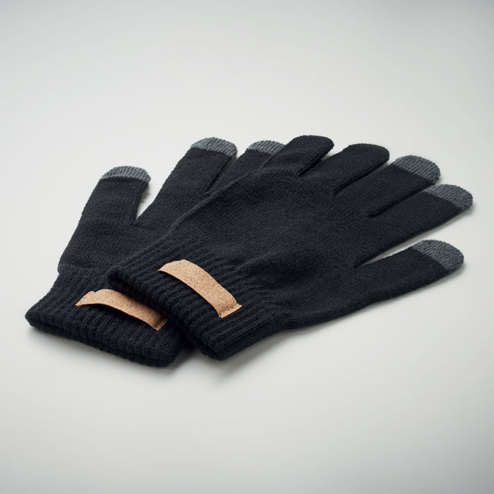RPET tactile gloves-Black-Tasmania-australia-14