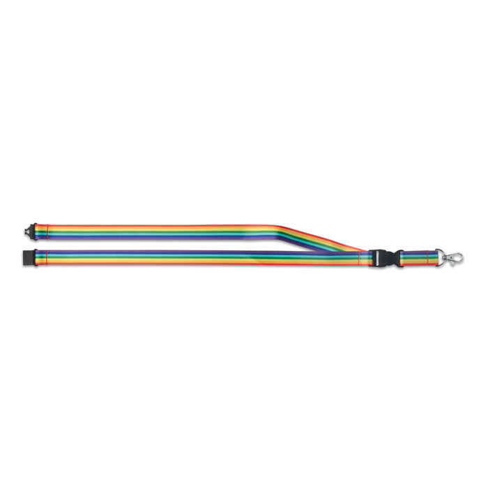 Rainbow RPET lanyard-Multicolour-Tasmania-australia-4
