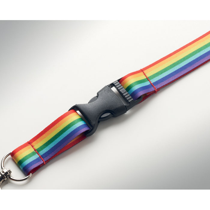 Rainbow RPET lanyard-Multicolour-Tasmania-australia-5