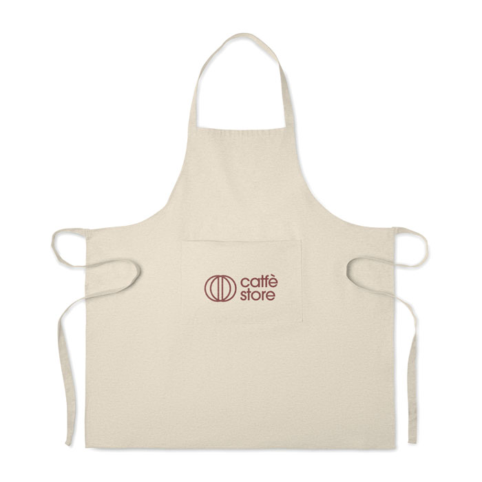 Recycled cotton Kitchen apron-BEIGE -Tasmania-australia-2