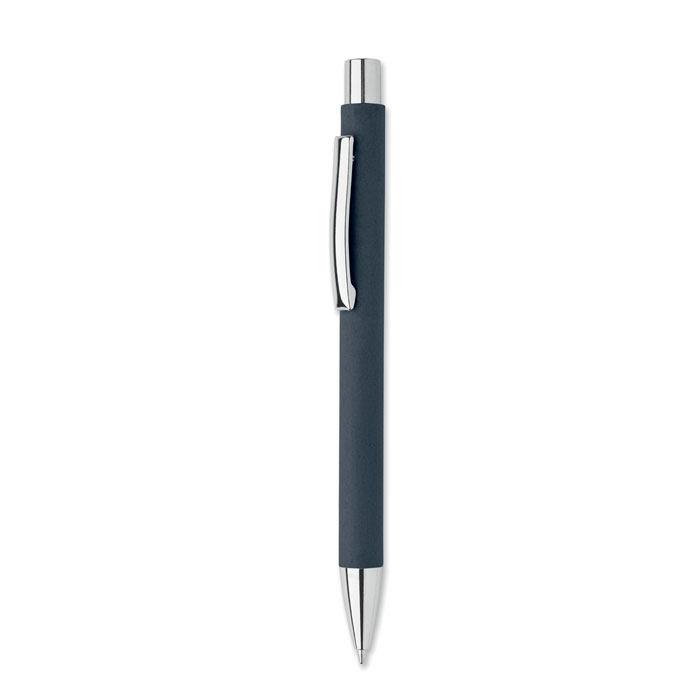 Recycled paper push ball pen-French navy-Tasmania-australia-1