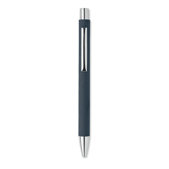 Recycled paper push ball pen-French navy-Tasmania-australia-2