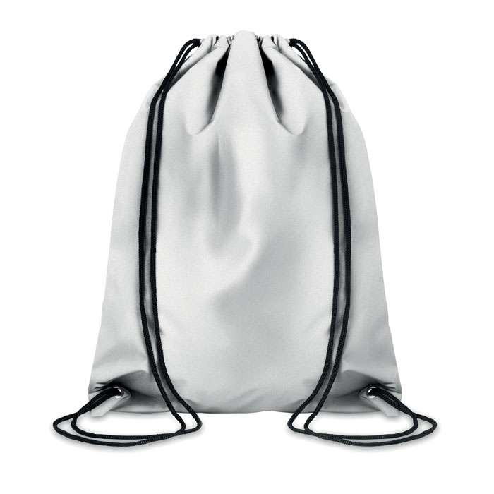 Reflective drawstring bag -Silver-Tasmania-australia-1