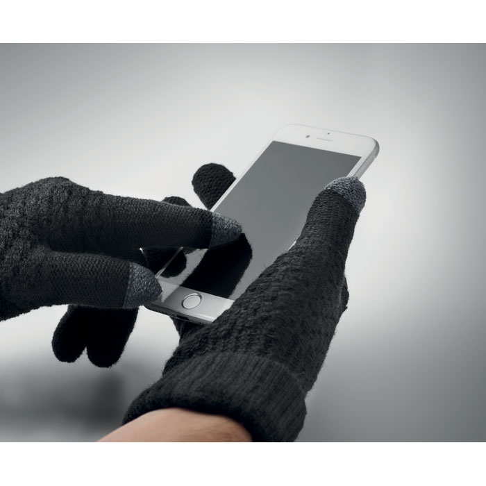 Rpet tactile gloves-Black-Tasmania-australia-5