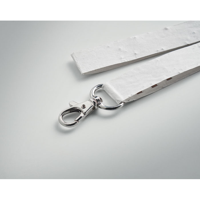 Seed paper lanyard-White-Tasmania-australia-5