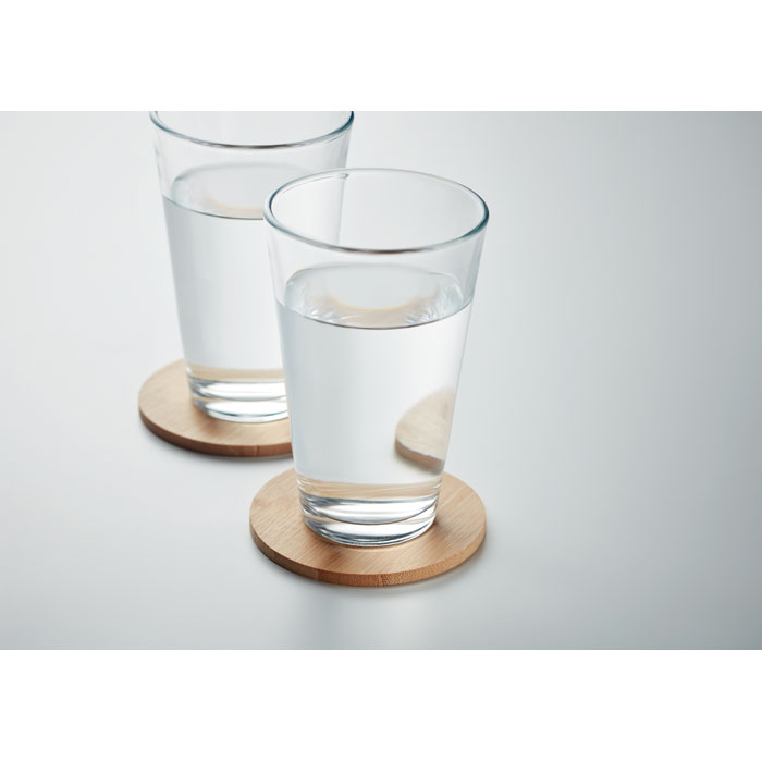 Set of 6 bamboo coasters-Wood-Tasmania-australia-5