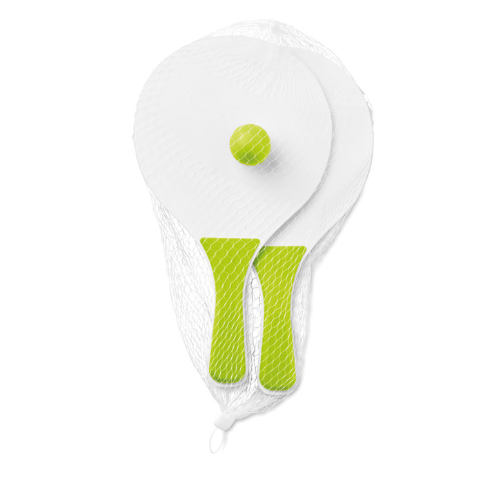 Small beach tennis set-Lime-Tasmania-australia-1