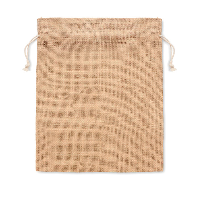Small jute gift bag 14 x 22 Cm-beige-Tasmania-australia-3