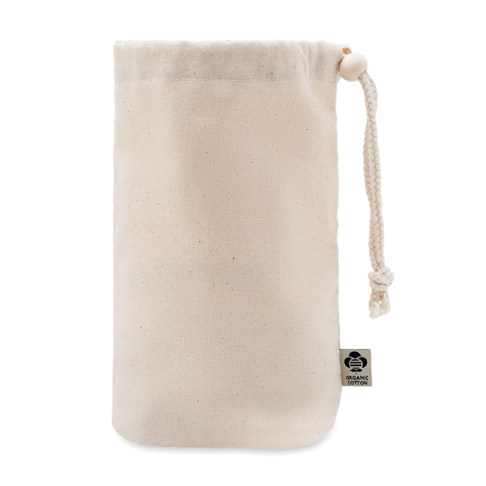 Small organic cotton bag-Beige-Tasmania-australia-2