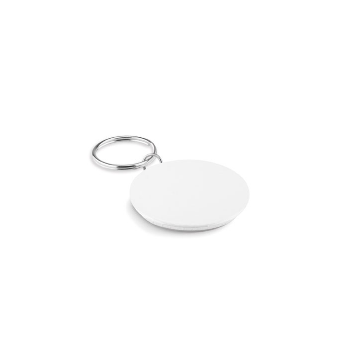 Small pin button key ring-white-Tasmania-australia-3