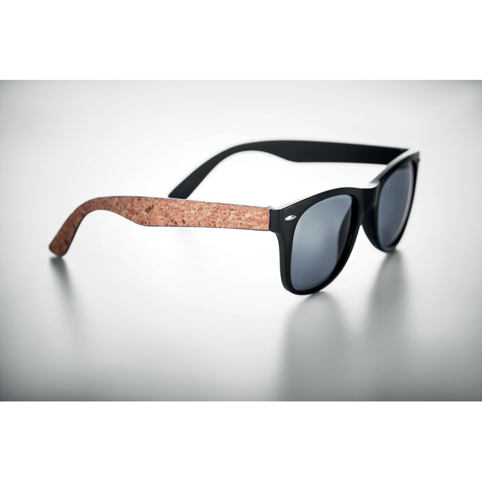 Sunglasses with cork arms-Black-Tasmania-australia-4