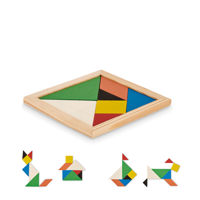 Tangram puzzle in wood-Wood-Tasmania-australia-1