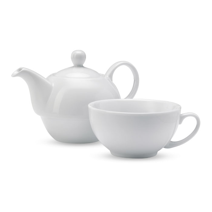 Teapot and cup set 400 ml-White-Tasmania-australia-5
