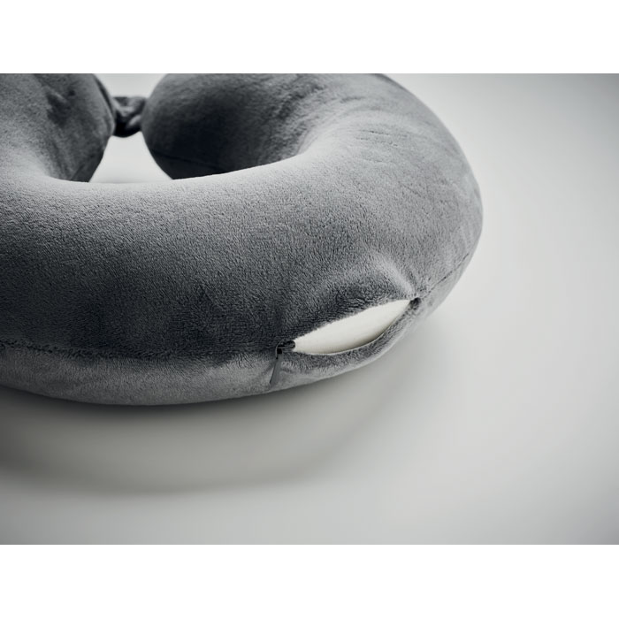 Travel Pillow in 210D RPET-Grey-Tasmania-australia-4 Travel Pillow in 210D RPET-Grey-Tasmania-australia-4